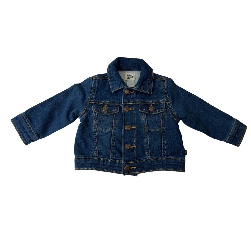 OshKosh Bgosh Baby Denim Jacket Dark Wash Blue 6M 1Q433610